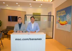 MSC Ecuador Juan Victor Leon and Abel Quizhpe.